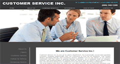 Desktop Screenshot of customerserviceinc.com