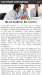 Mobile Screenshot of customerserviceinc.com